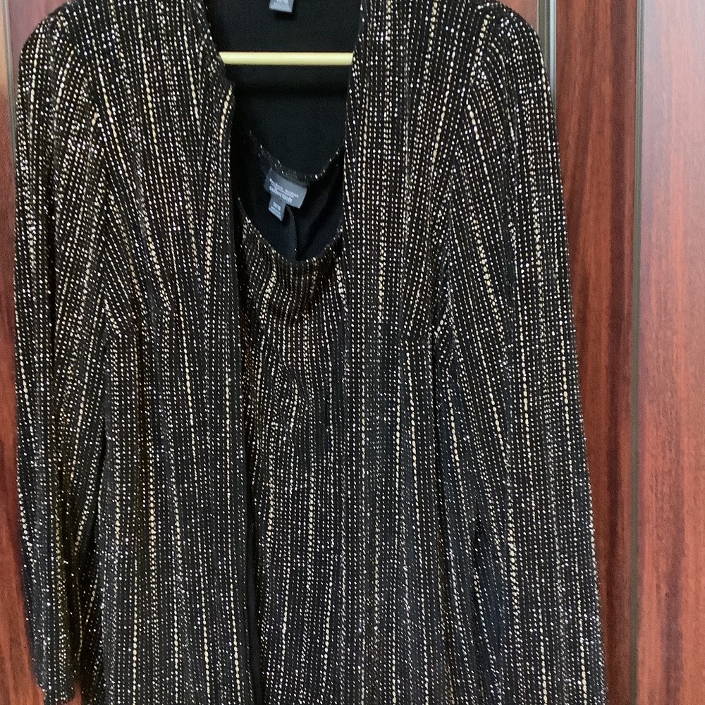 Sequin Cardigan w/ matching tank